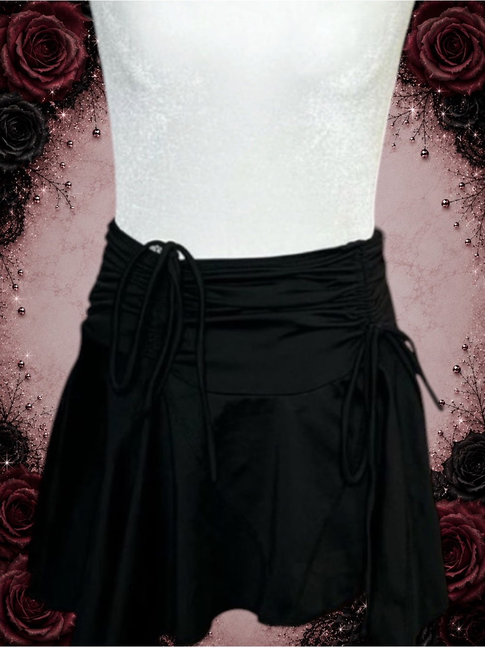 Like New Fashion Nova Footloose Mini Skirt - Black - Small - Picture 2 of 6